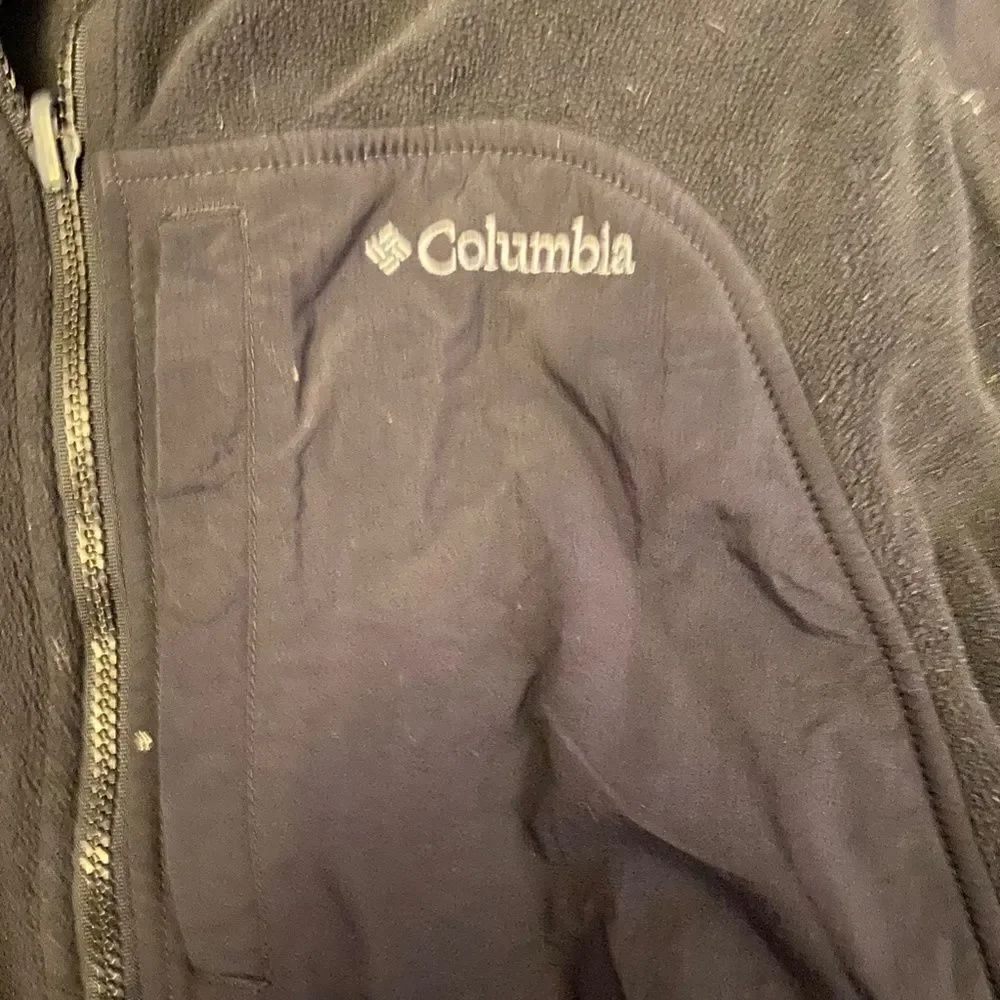 Columbia Coat Black XL No zipper pull